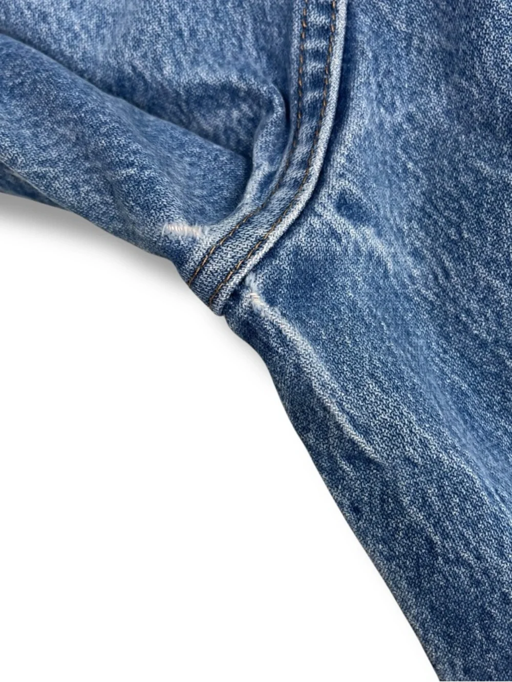 Wrangler Cowboy Cut Denim Jeans 13MWZ 29x30 Distressed 100% Cotton Western